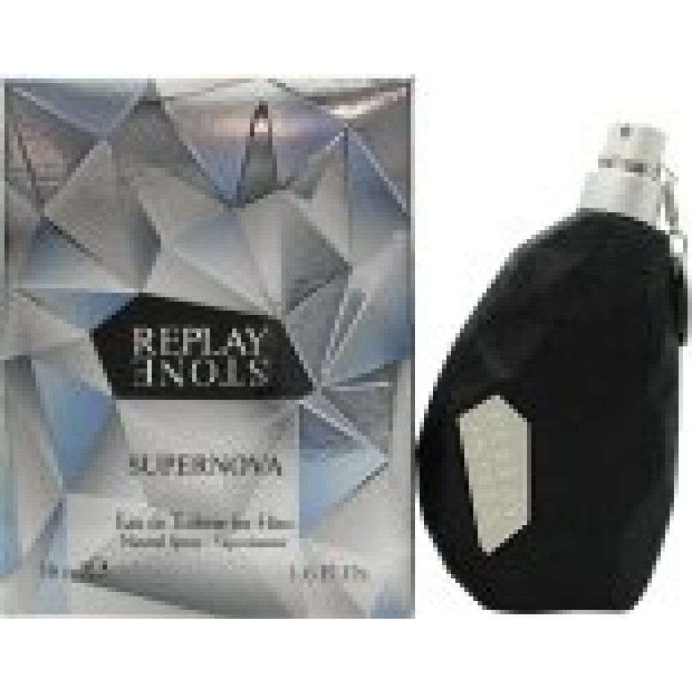 Replay Stone Supernova Eau de Toilette per Uomo flacone 50ml e confezione.