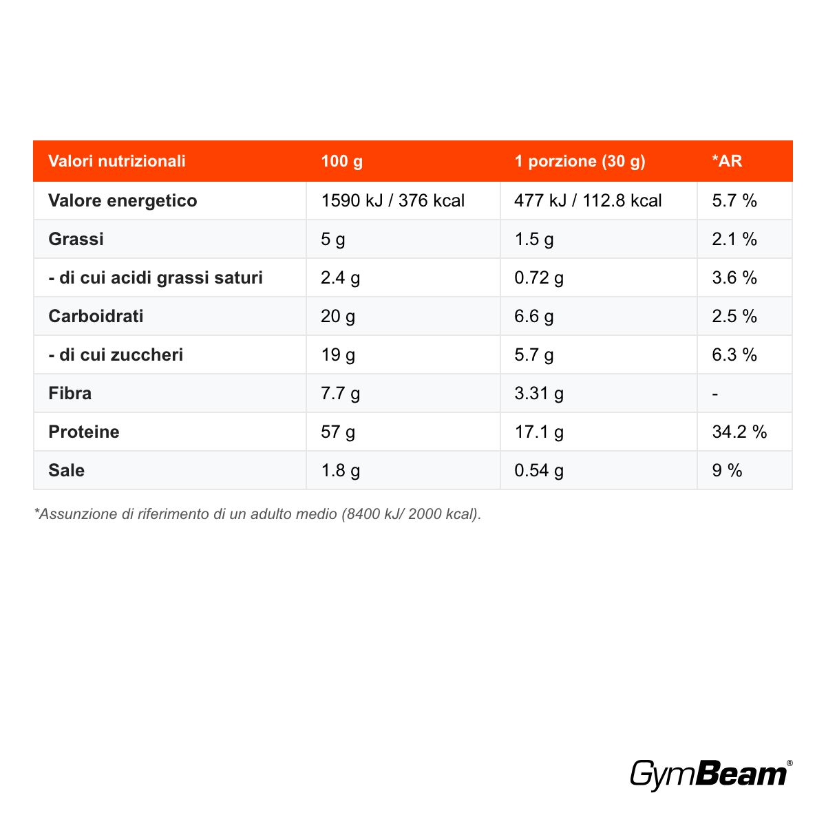 GymBeam Vanavita Proteine del Pisello BIO, Biscotto Al Cioccolato