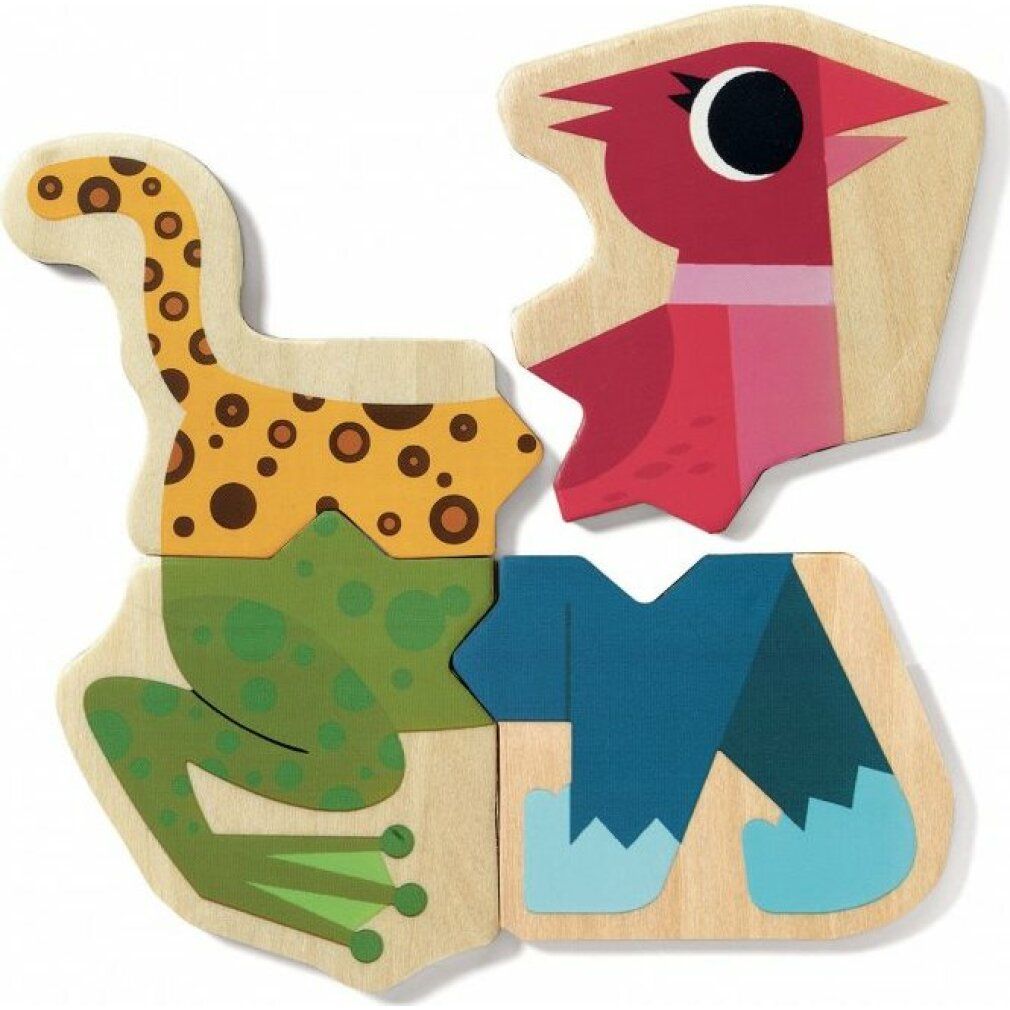 djeco Puzzle magnetico animali misti