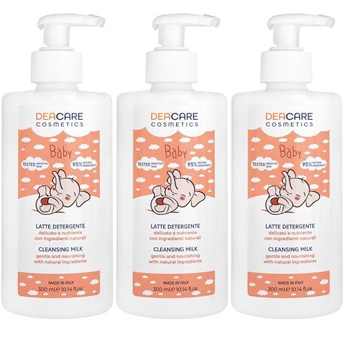 DEACARE Baby - Latte Detergente Bambini e Neonati – Delicato idratante e nutriente - 3x300ml
