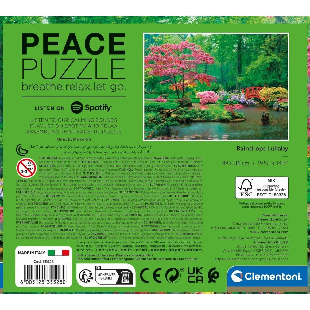 Puzzle da 500 Pezzi - Raindrops Lullaby