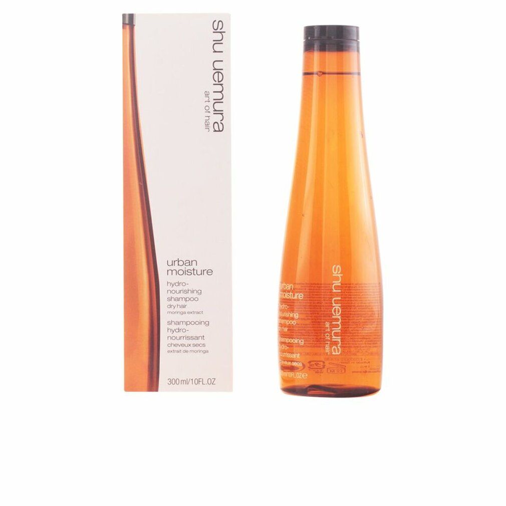 Shu Uemura Urban Moisture Shampoo, flacone e scatola da 300ml.