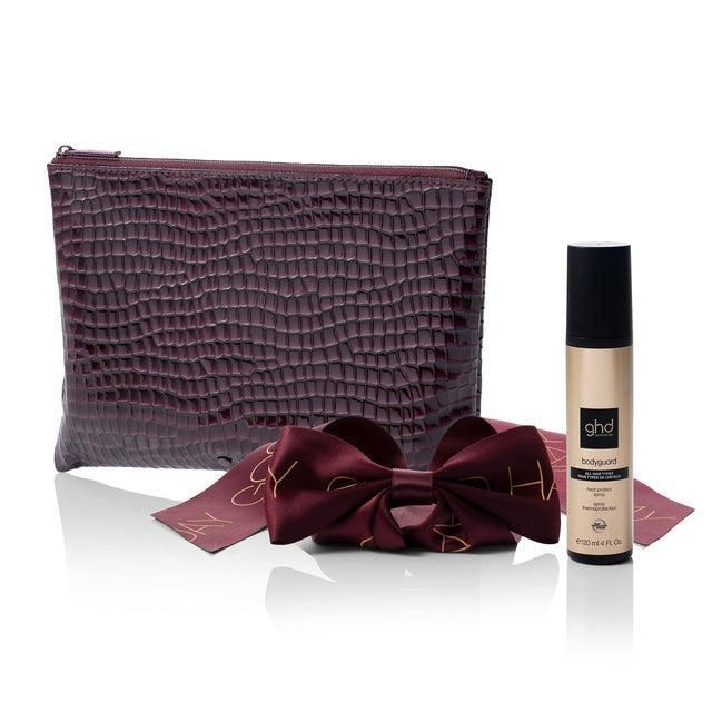 GHD STYLE GIFT SET HEAT PROTECT SPRAY 120ML + POCHETTE CHERRY CHIC