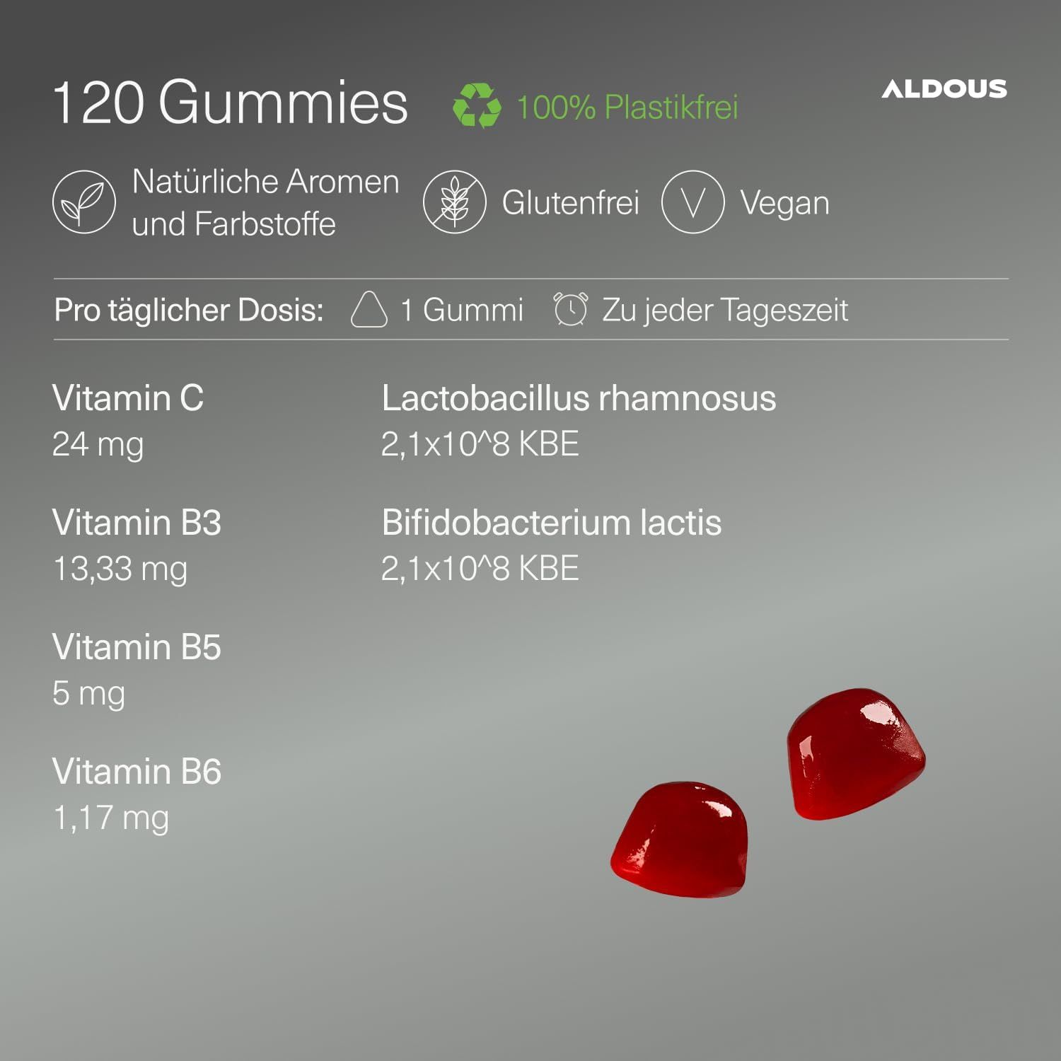 Aldous Gummies Probiotici per la Rigenerazione Intestinale