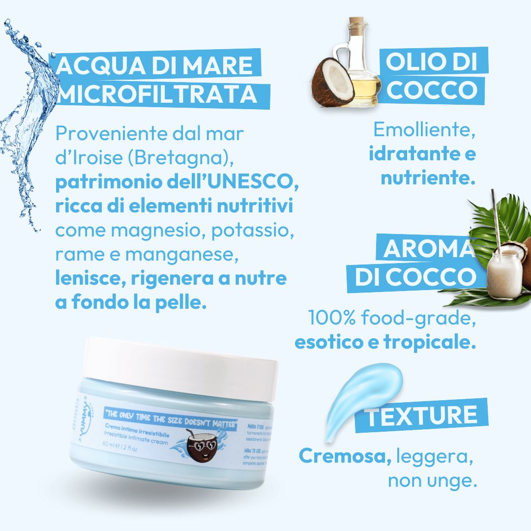 Yummy Beauty crema intima irresistibile cocco