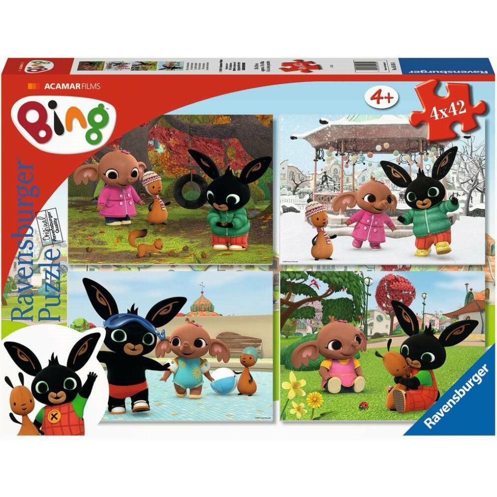 Puzzle ravensburger Bing 4x42 pezzi