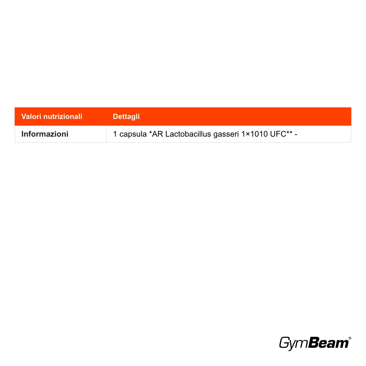 GymBeam Lactobacillus Gasseri probiotici