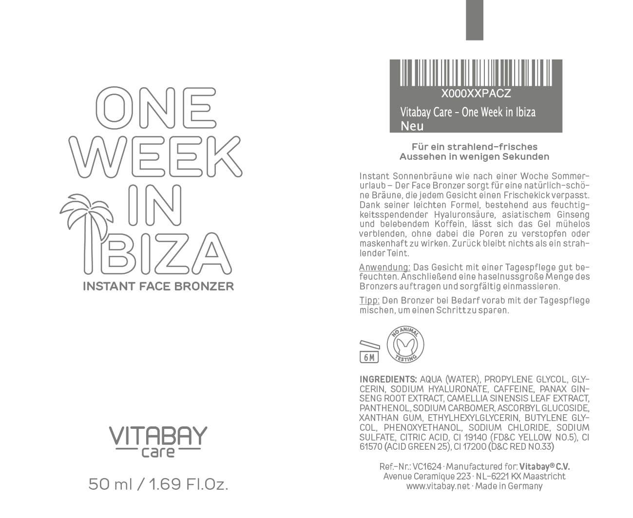 Vitabay One Week in Ibiza