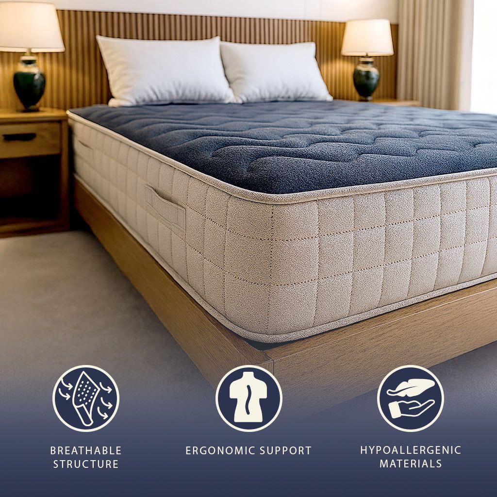 The White Stone Materasso 140x200 cm in Memory Foam Alto 20 cm