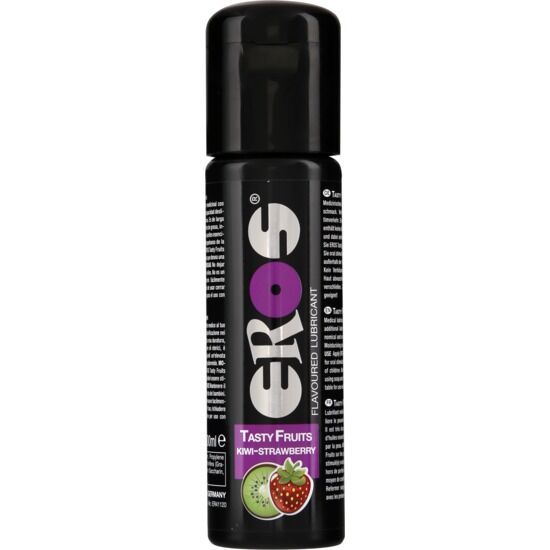 Quattro flaconi di lubrificante EROS Tasty Fruits Kiwi/Fragola.