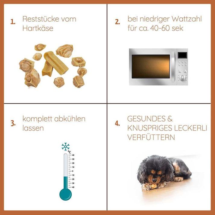 Istruzioni: 1. Pezzi rimanenti di formaggio a pasta dura. 2. A bassa potenza per circa 40-60 secondi. 3. Lasciare raffreddare completamente. 4. Dare un gustoso e croccante snack.