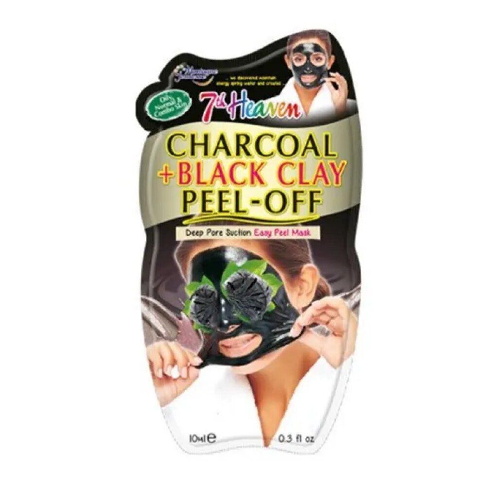 Peel off Charcoal and Black Clay Mask - 7th Heaven