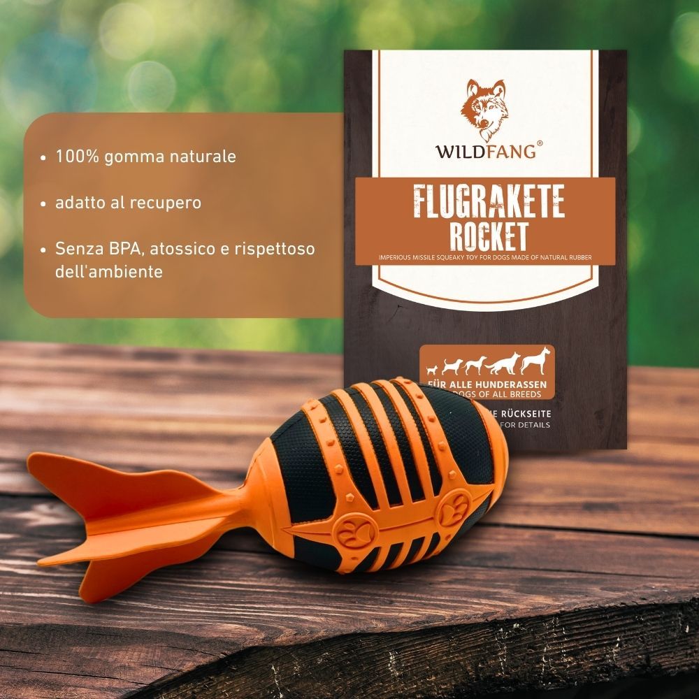 Wildfang Flying Rocket "Rocket" - 100% gomma naturale
