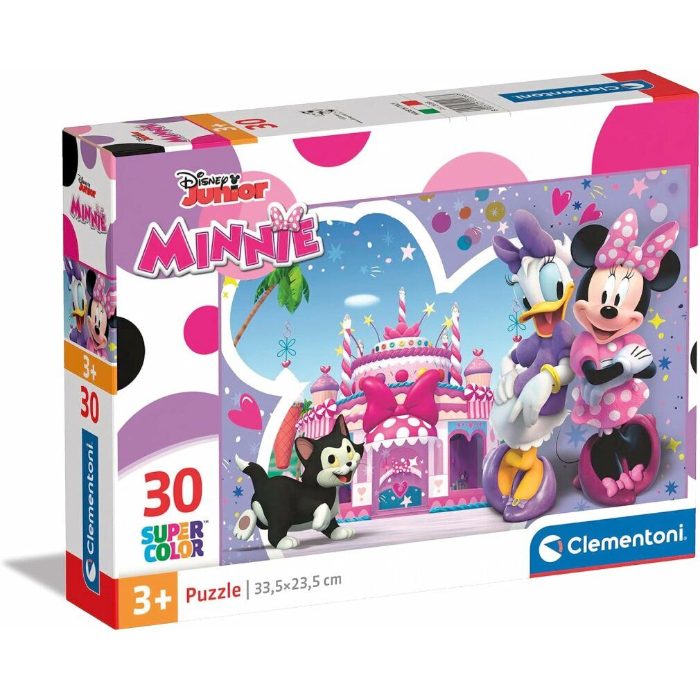 clementoni Puzzle Minnie Mouse: torta di compleanno 30 pezzi