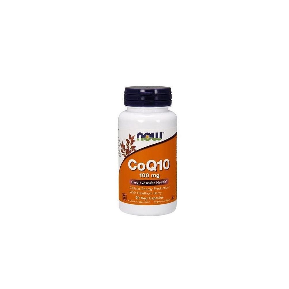 NOW FOODS CoQ10 con bacche di biancospino 100 mg