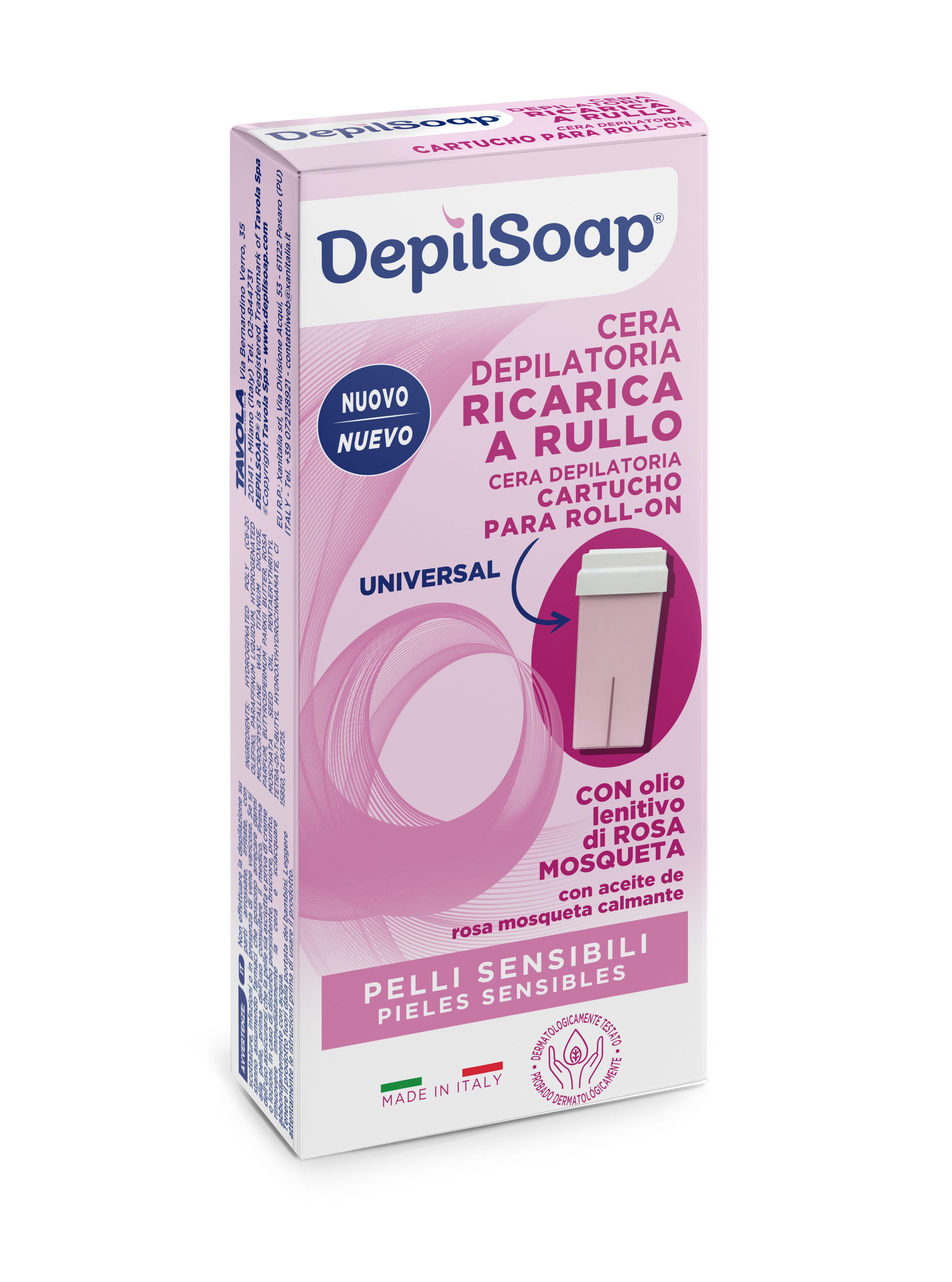 Depilsoap® Ricarica Cera per Rullo – Pelli Sensibili
