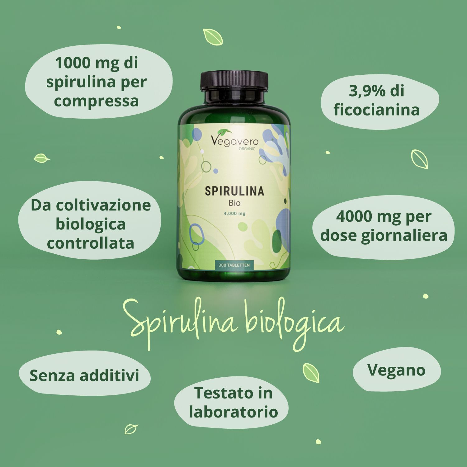 VEGAVERO Spirulina BIO