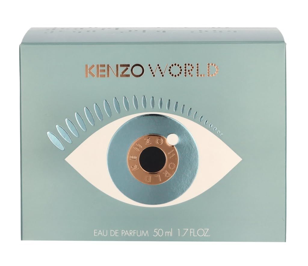 Kenzo World Eau de Parfum confezione 50ml con motivo occhio.