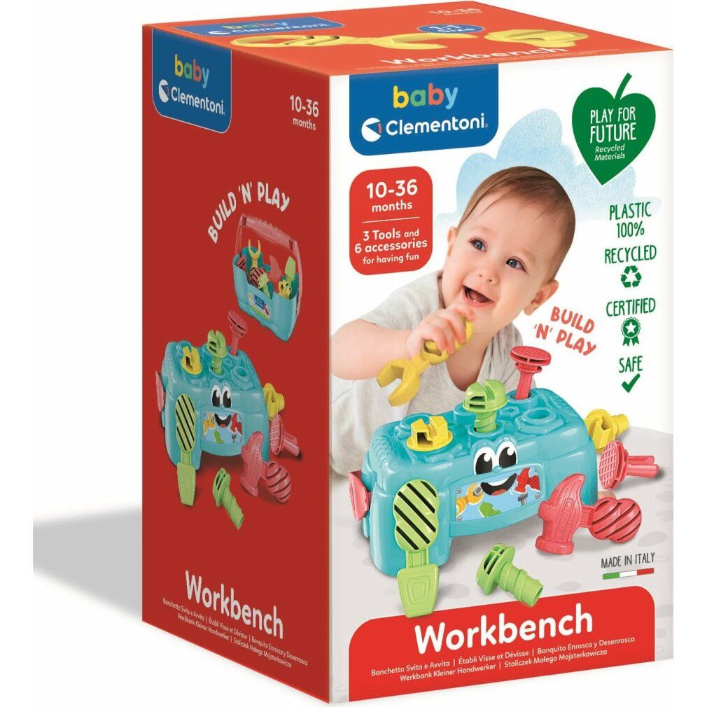 clementoni baby Piccolo ponk da lavoro con attrezzi (Play For Future)