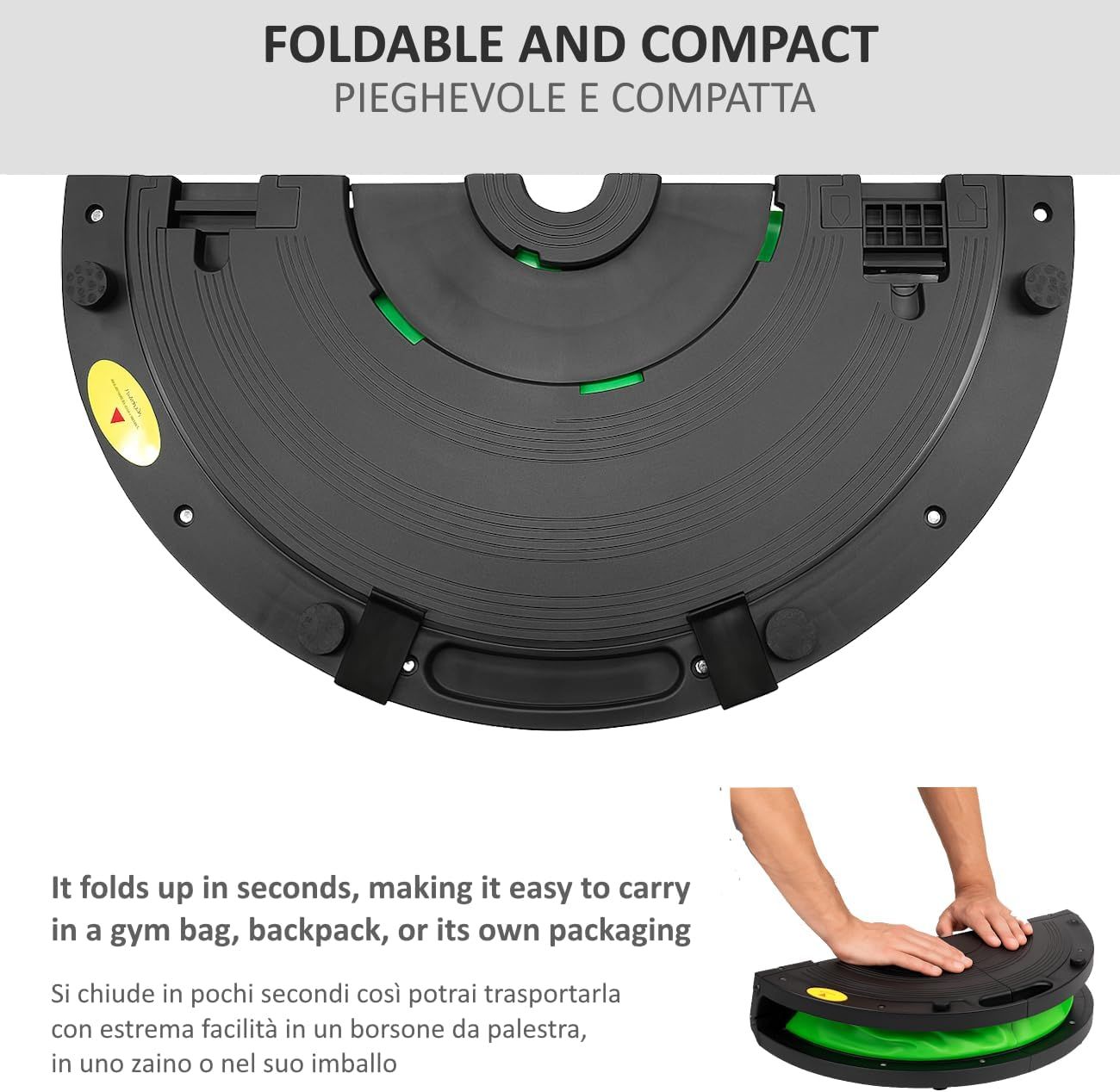 Palla Equilibrio Half  Balance Ball Pieghevole FF