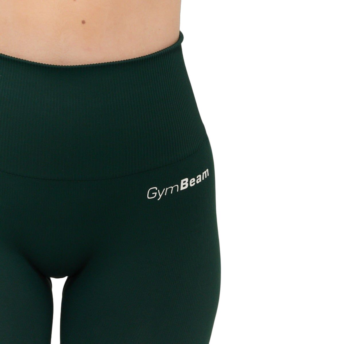 GymBeam Leggings donna GymBabe senza cuciture a vita alta Forest