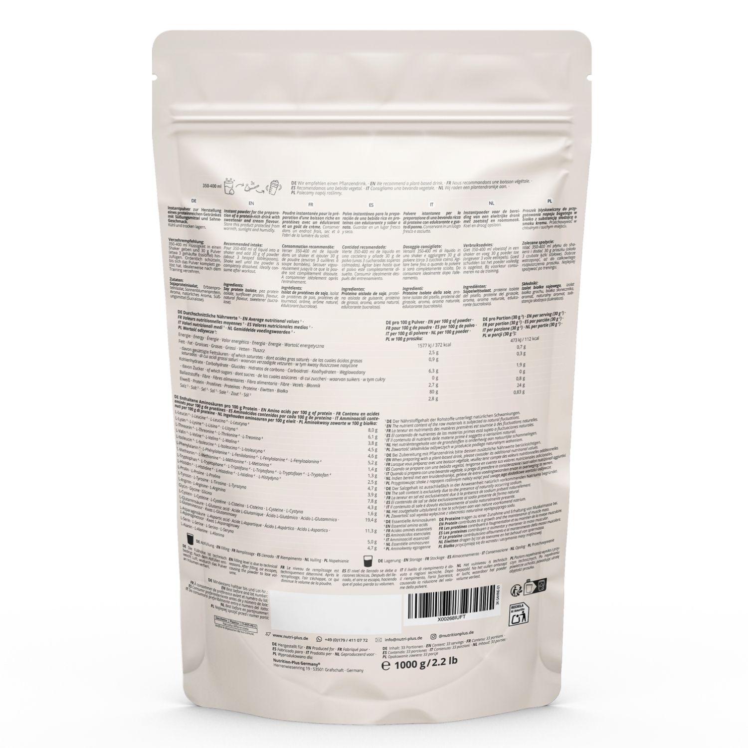 nutri+ Proteine Vegane 3K