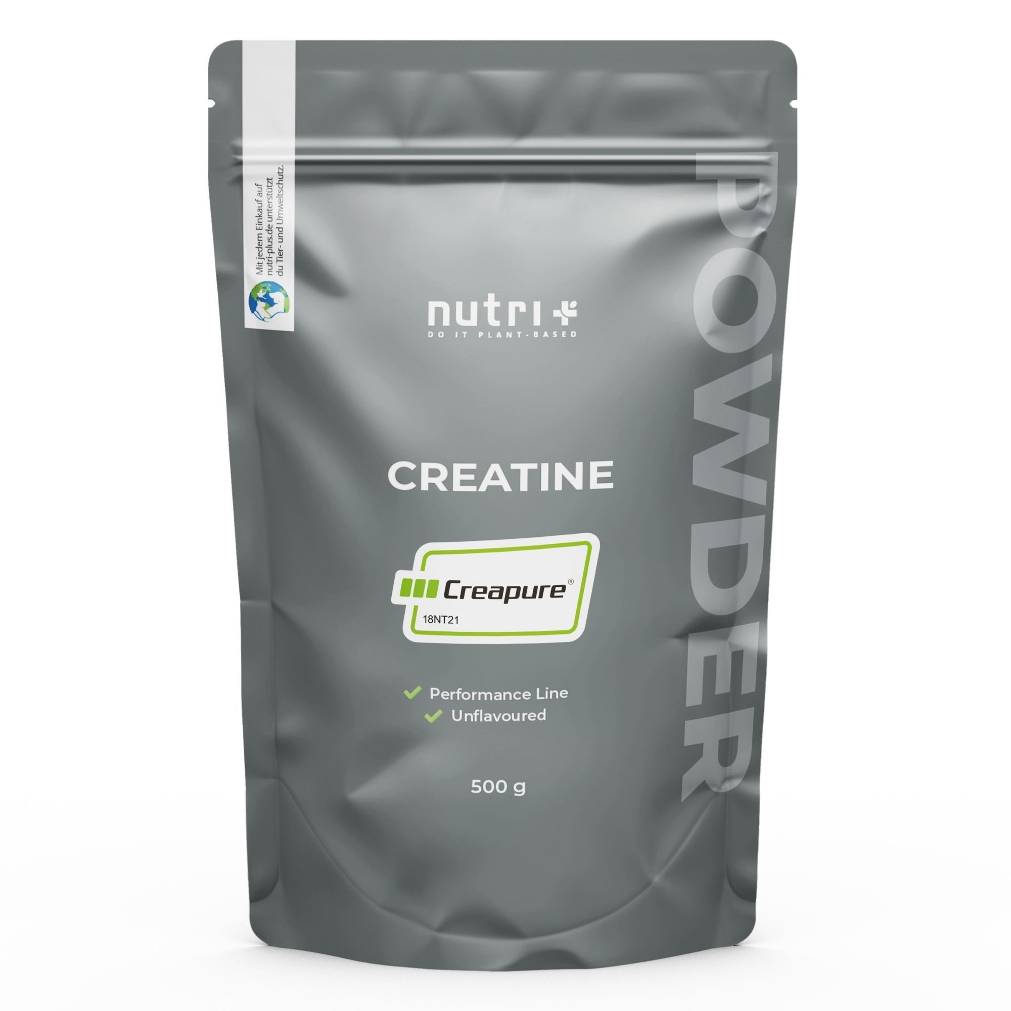 Nutri+ Creatina Monoidrato Creapure® 500g Polvere