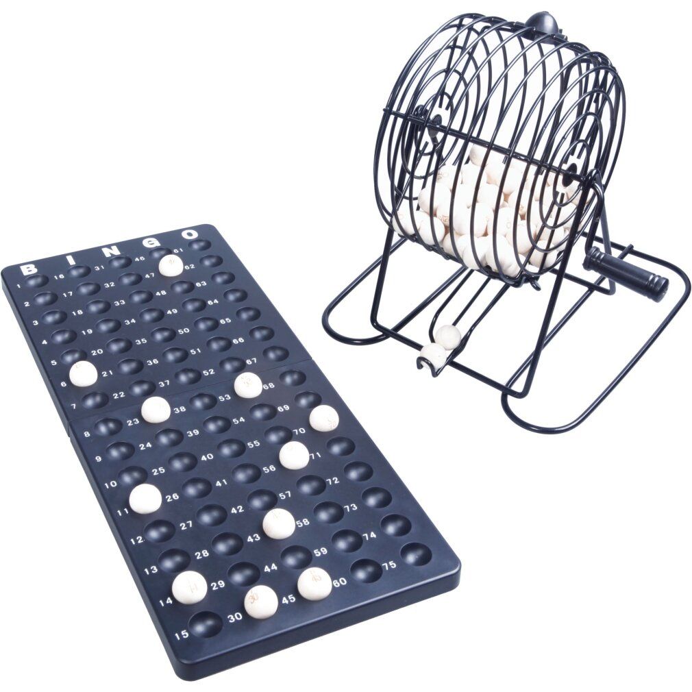 ng Bingo con cestino in metallo