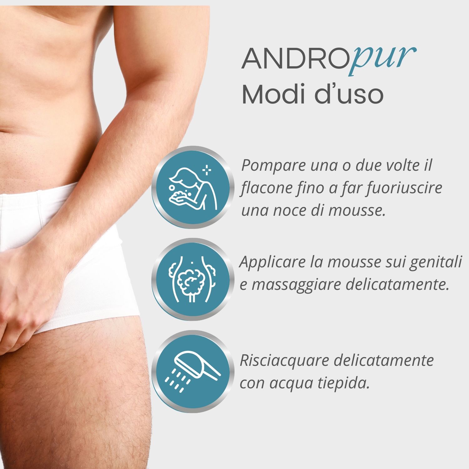 Wellvit | Andropur Detergente Intimo Maschile