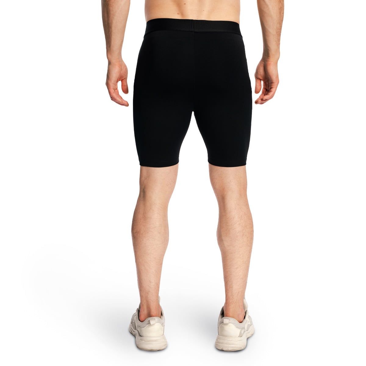 GymBeam Pantaloncini uomo Combat slim con elastico Black