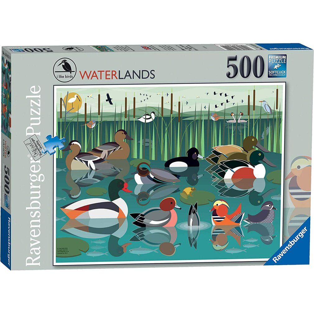 Puzzle ravensburger Mi piacciono gli uccelli acquatici 500 pezzi