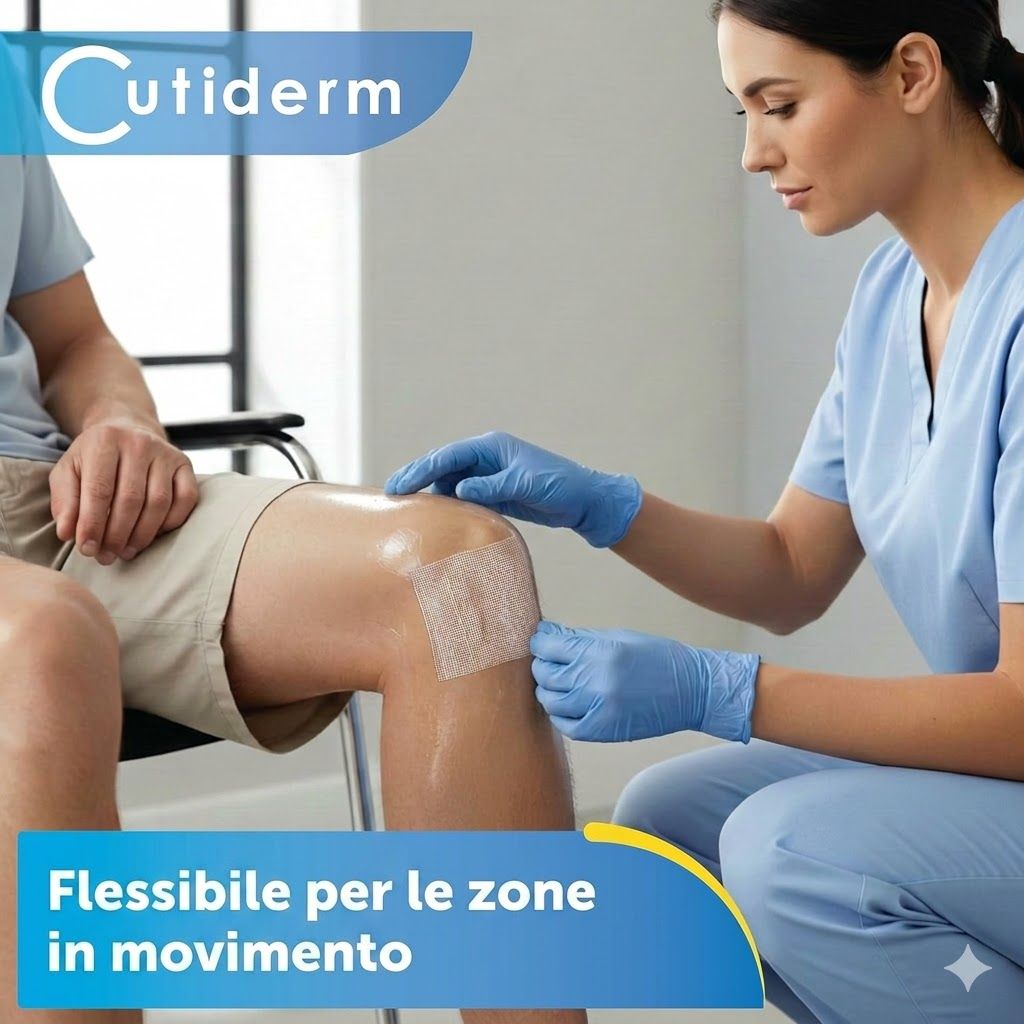Compresse sterile in garza paraffinata 7,5 cm x 7,5 cm Cutiderm