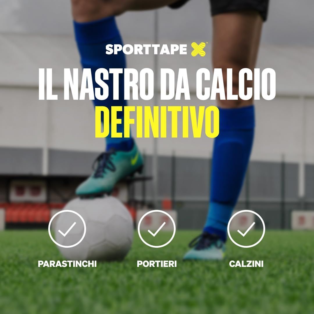 SPORTTAPE Bendaggio Autoadesivo - 5 cm x 4,5 m Blu