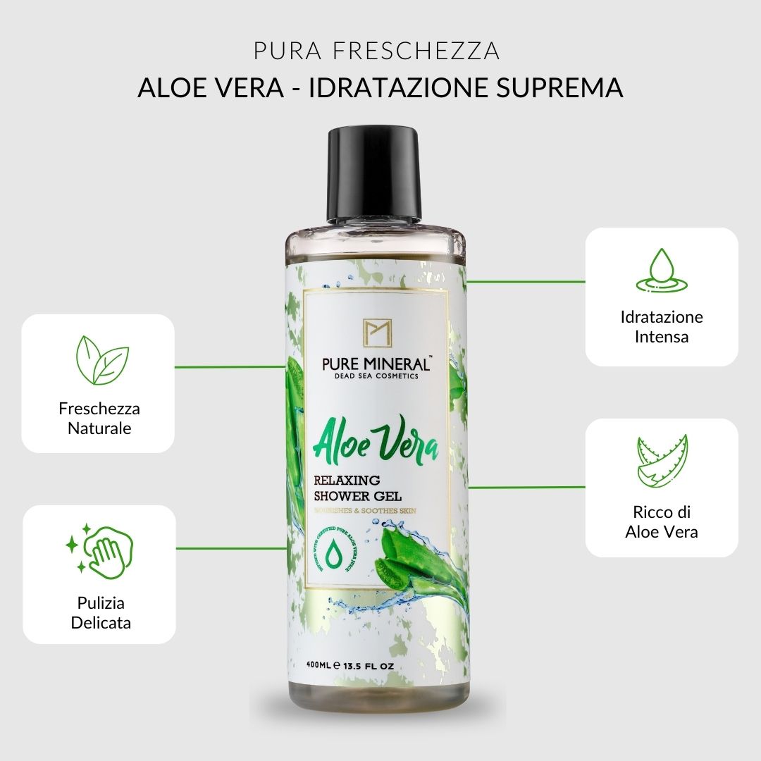 Pure Mineral - Docciaschiuma Aloe Vera