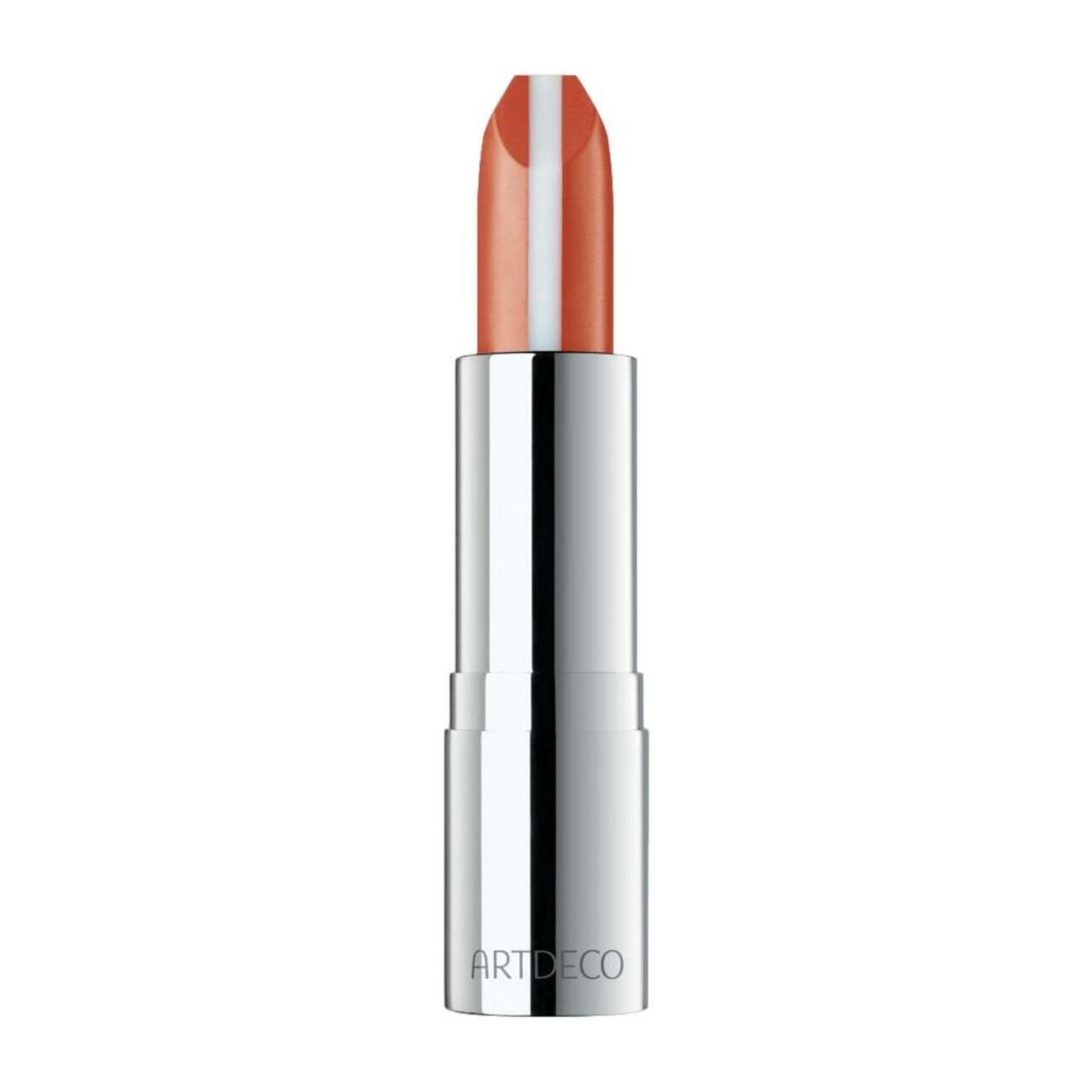 Rossetto Artdeco Hydra Care in astuccio argentato, con stick bicolore.