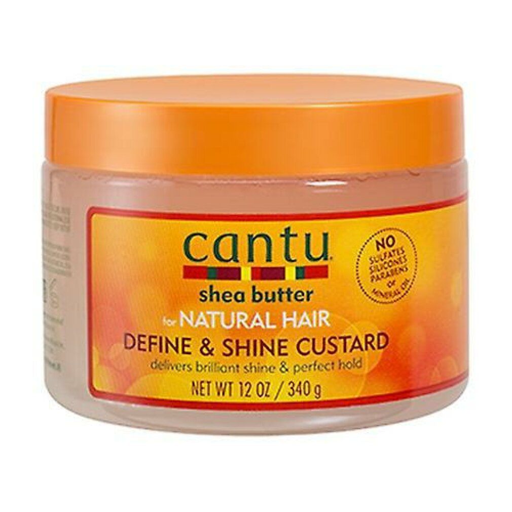 Cantu Shea Butter Define & Shine Custard per capelli naturali, 340g.