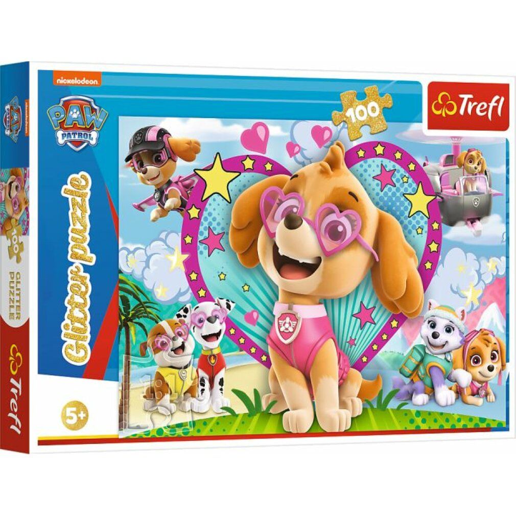 Puzzle glitterato Paw Patrol 100T
