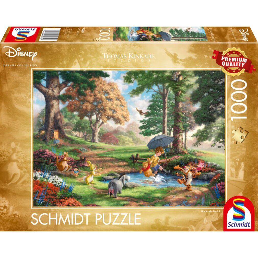 Disney, Winnie The Pooh - Puzzle da 1000 pezzi (Thomas Kinkade)