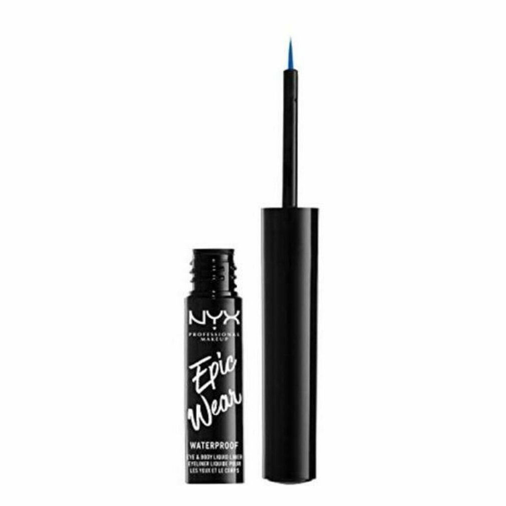 NYX Epic Wear Liquid Liner nero. Applicatore e flacone neri con scritta.