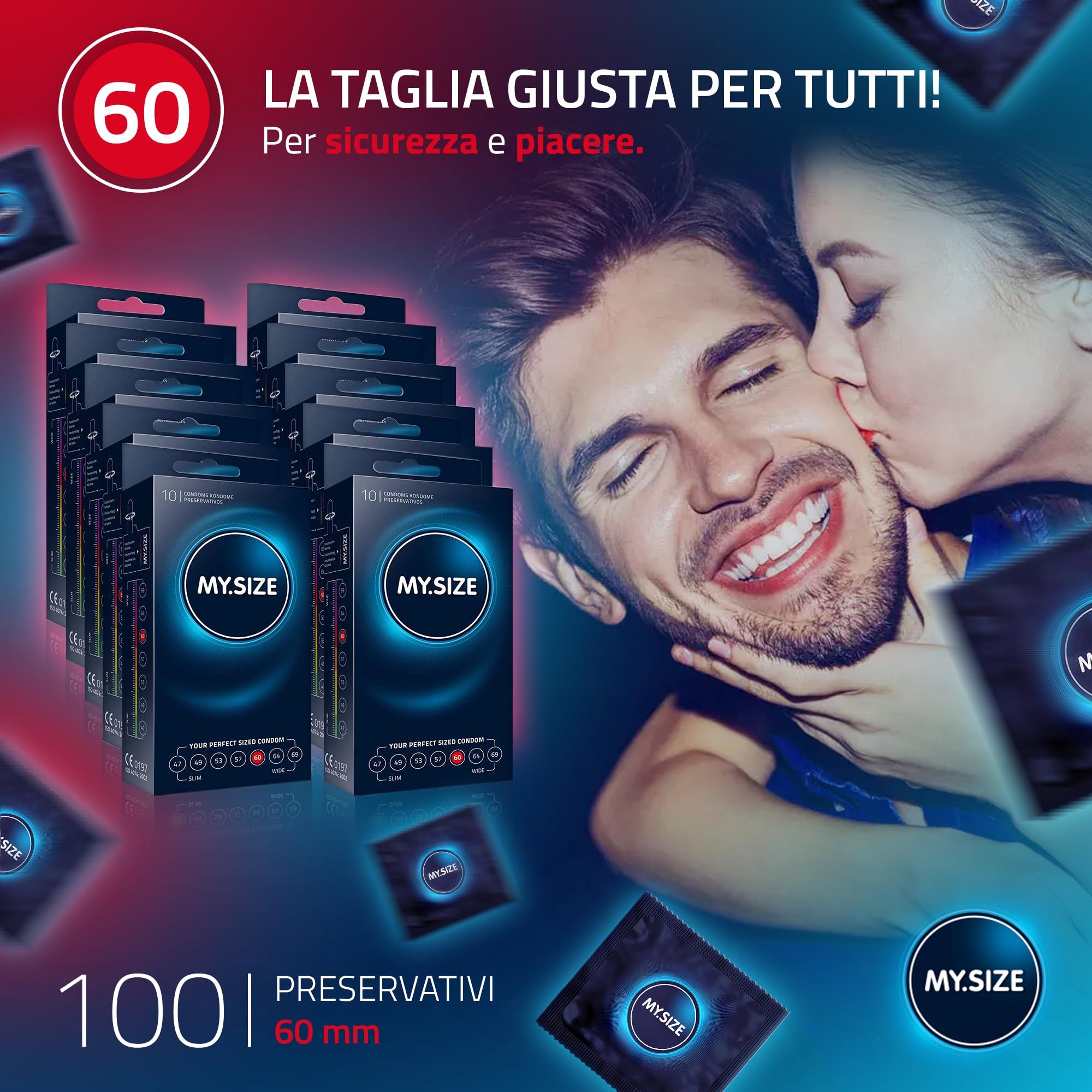 MY.SIZE Classic Preservativi Taglia 5 60mm