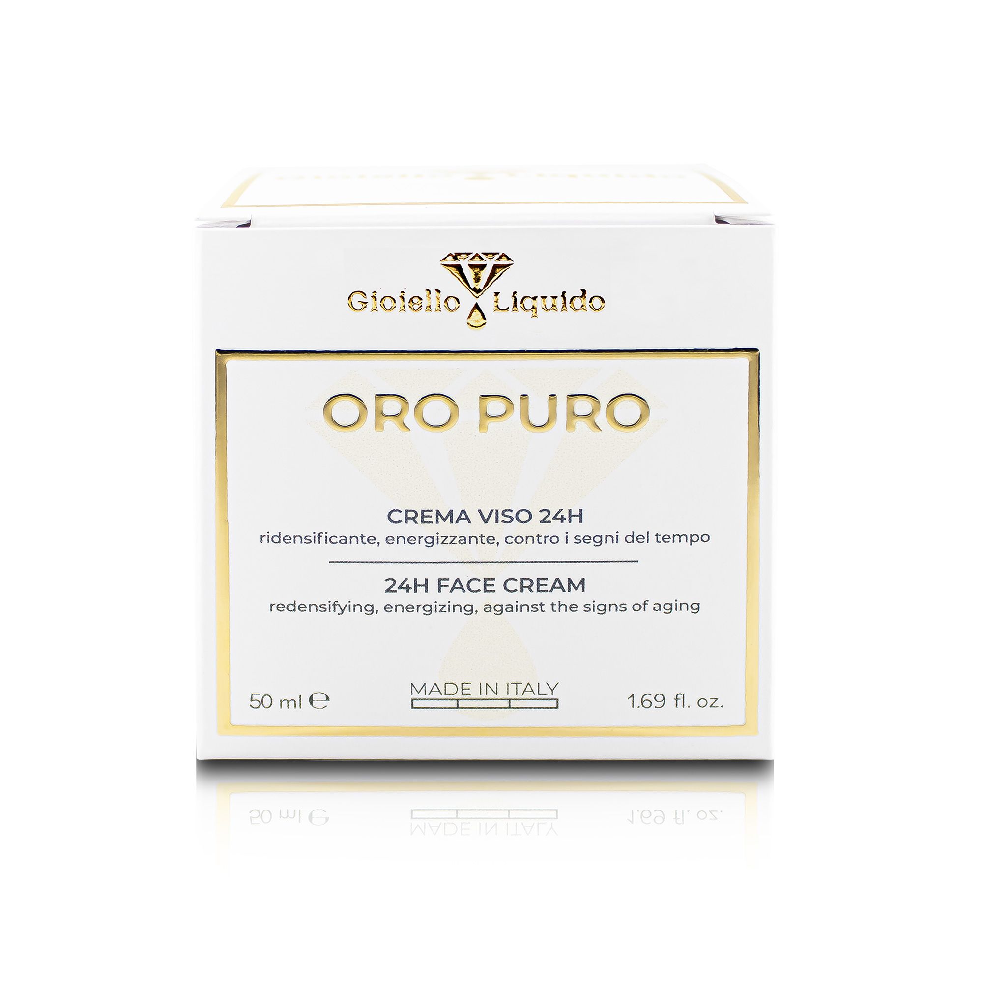 Gioiello Liquido Crema Viso 24H "Oro Puro"