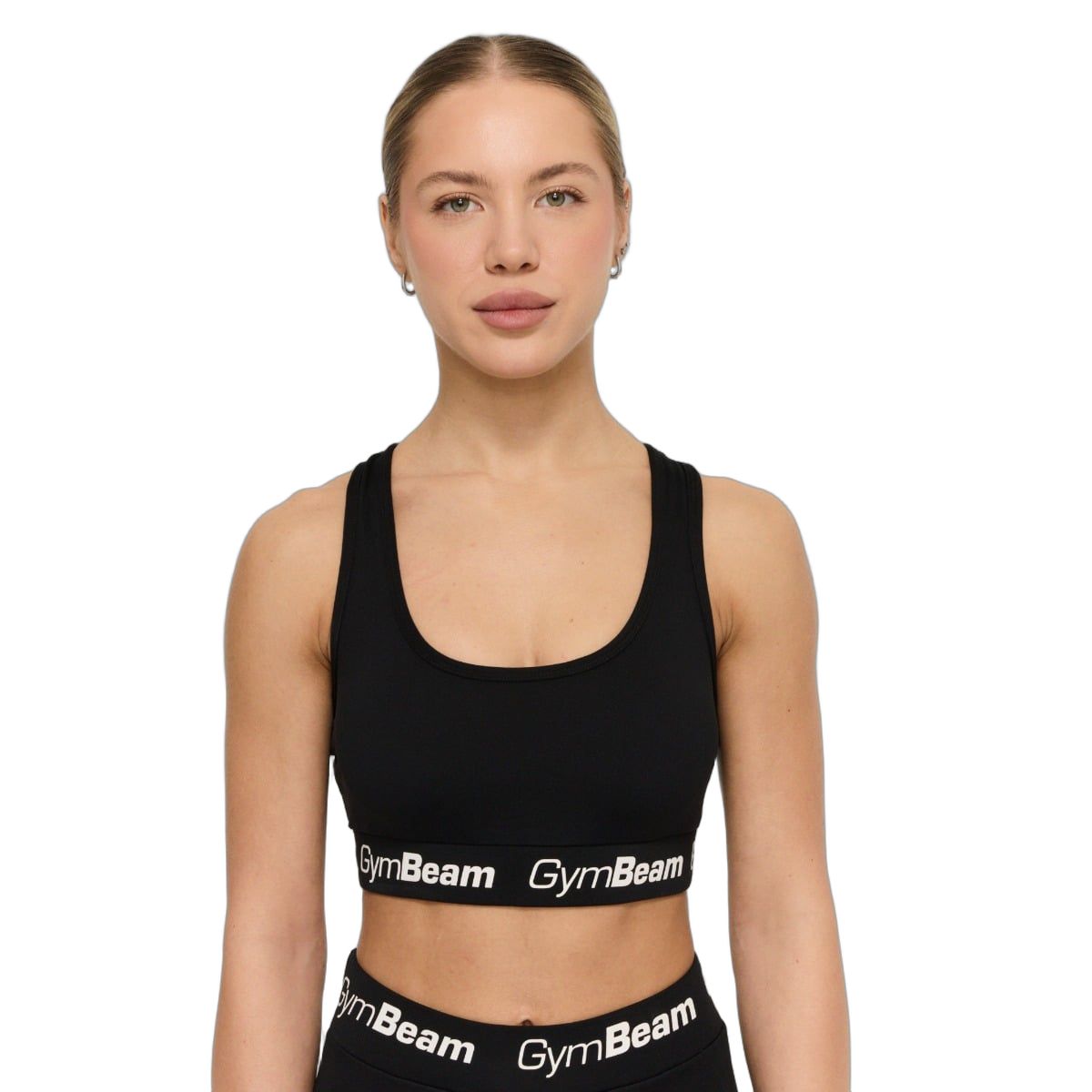 GymBeam Reggiseno sportivo donna senza imbottitura Simple nero