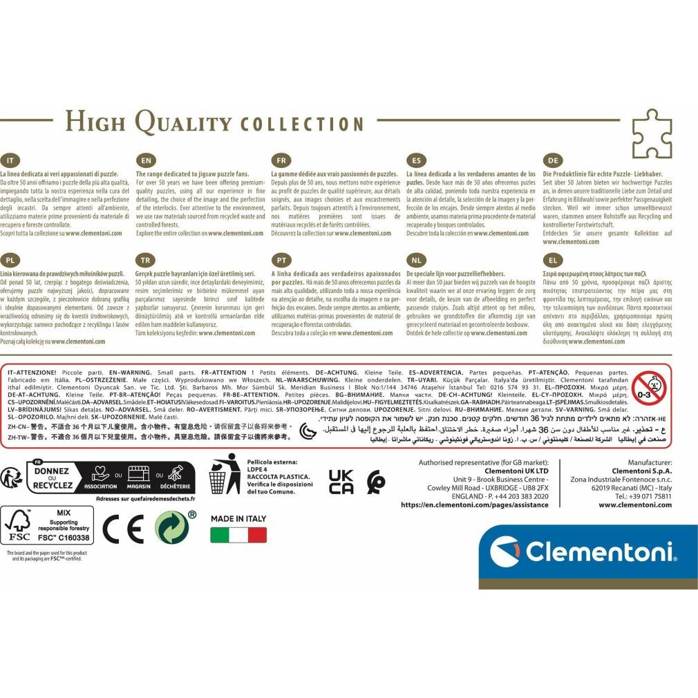 clementoni Puzzle ColorBoom: Alba nella giungla 500 pezzi