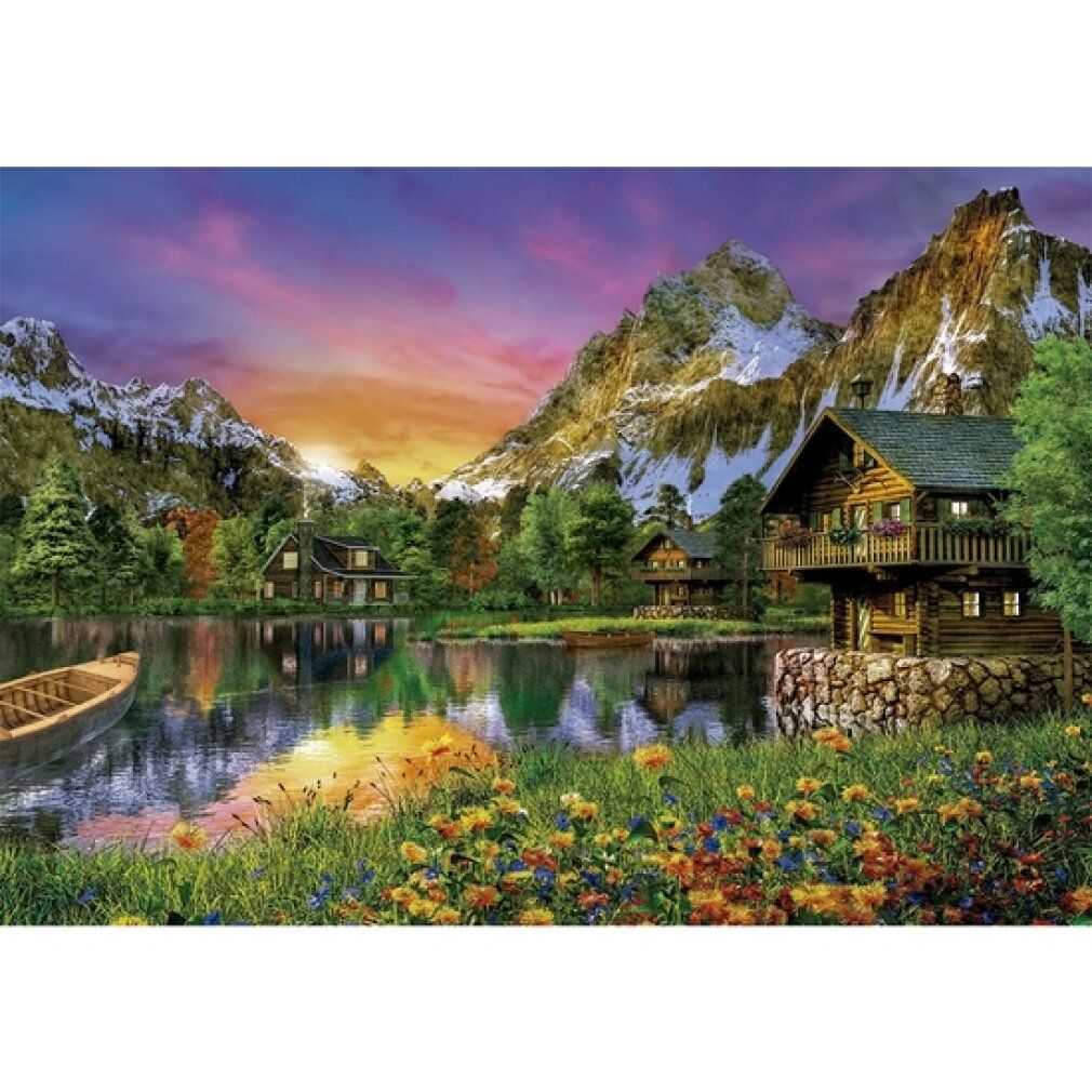 Puzzle 6000 pezzi collezione lago alpino