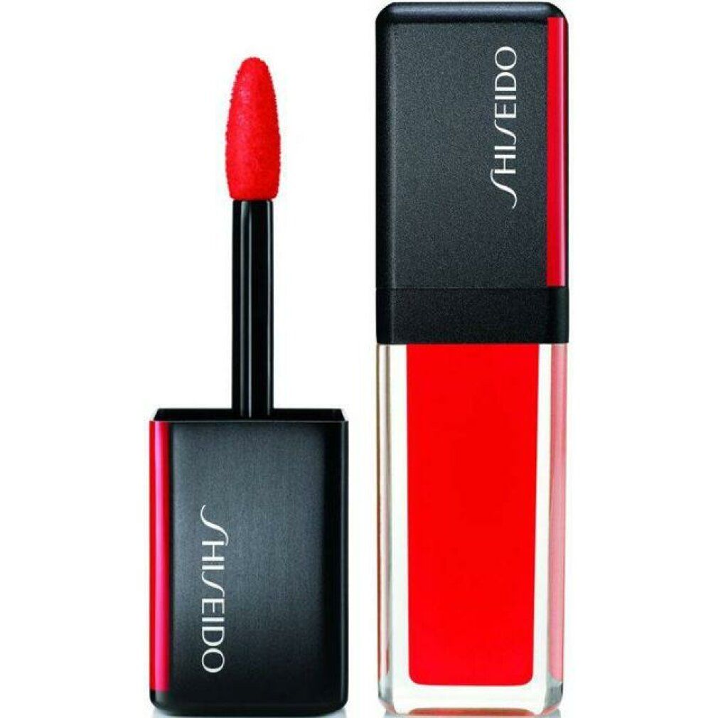 SHISEIDO LACQUERINK LIPSHINE 305 RED FLICKER