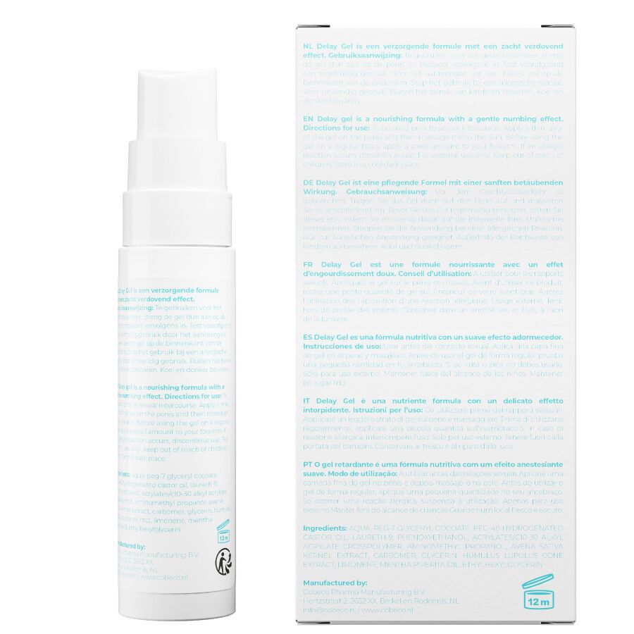 Flacone e confezione di ViaGel Men. Sulla confezione sono indicati il nome del prodotto e le informazioni in più lingue.