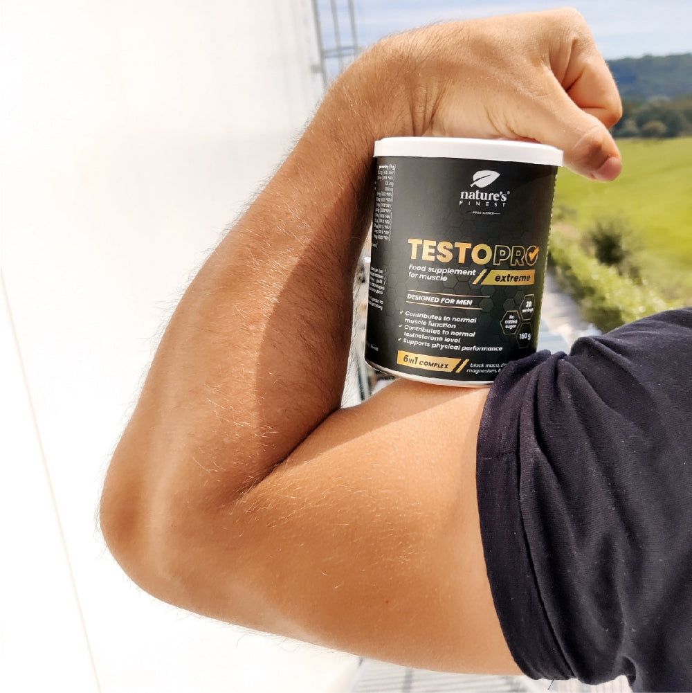 Nature's Finest TestoPRO Extreme - Supporto muscoli e testosterone 6-in-1