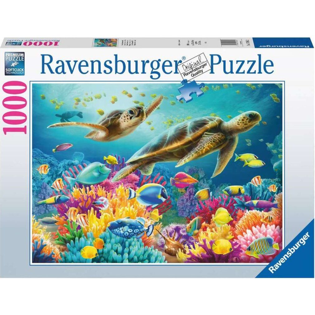 Puzzle del mondo sottomarino blu (1000 pezzi)