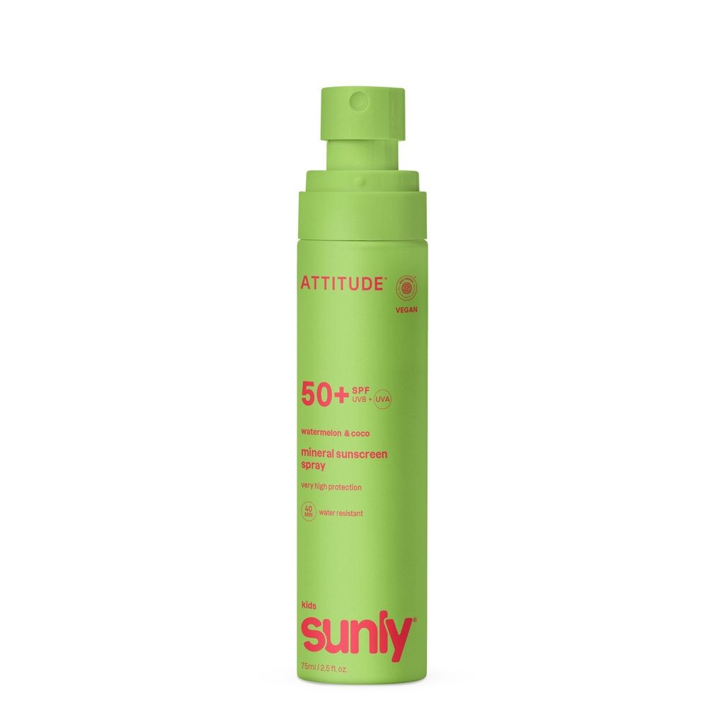 Spray Solare Minerale Viso e Corpo - Bambini - SPF 50 - anguria e cocco