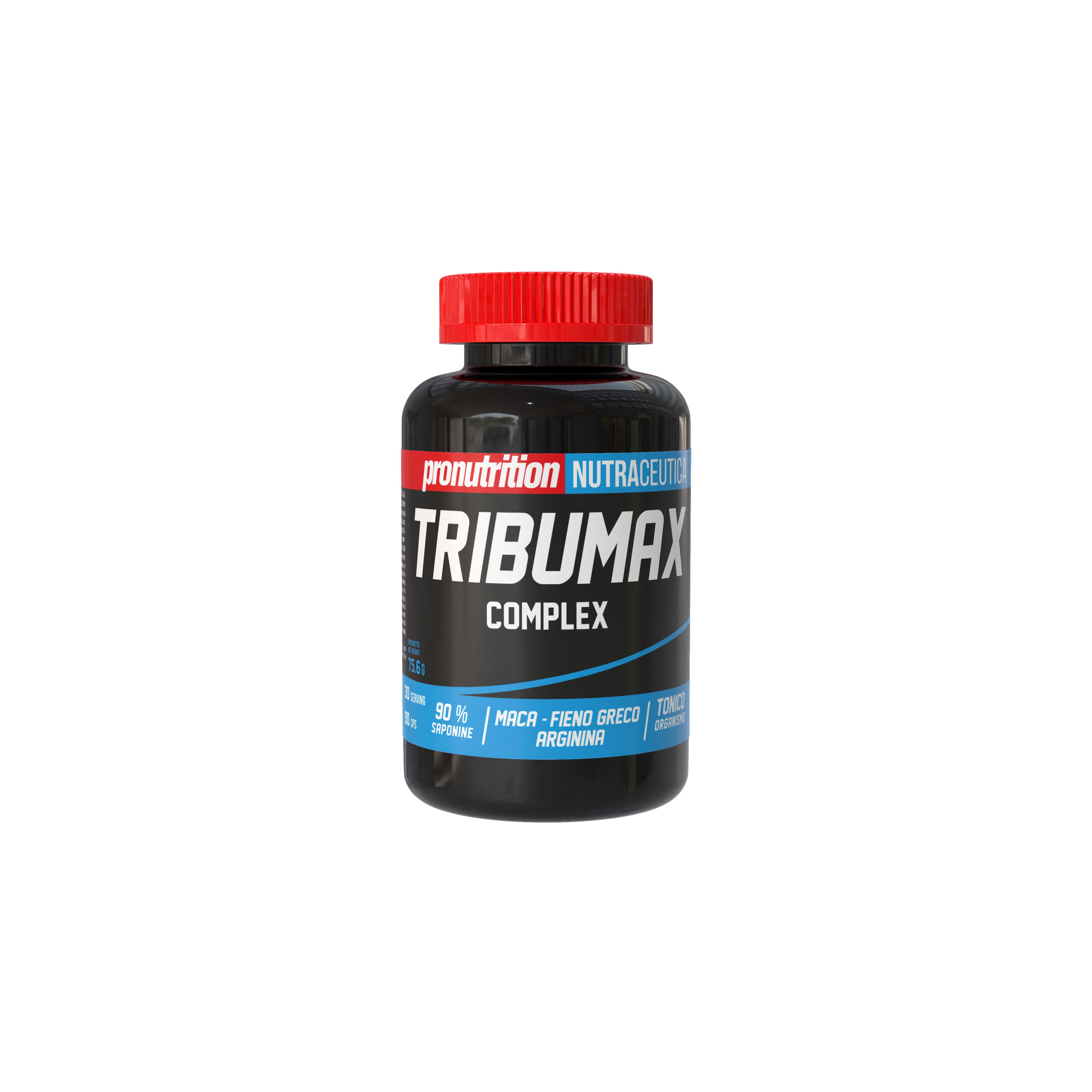 Pronutrition TRIBUMAX - Con Tribulus 90%, Arginina, Maca e Zinco - Vigore e Sport - 90 Compresse